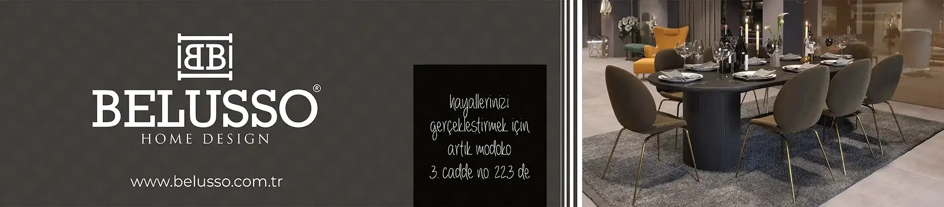 Belusso Yemek Odası Takımları