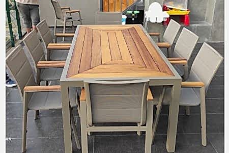 BODRUM ALÜMİNYUM YEMEK MASA TAKIMI - Gözde Bahçe Mobilyaları