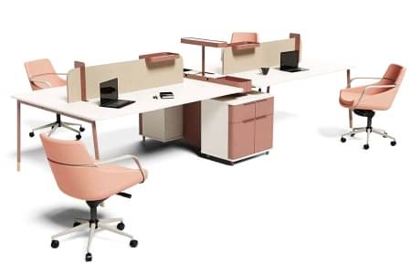 Cleo 4p Workstatıon - Lots Ofis