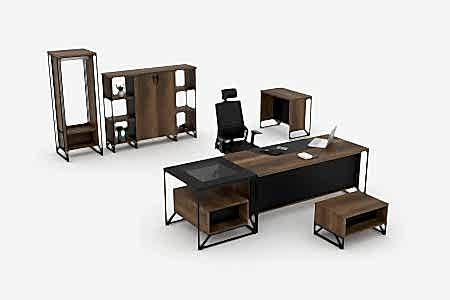 LUMAS ÇALIŞMA MASASI TAKIMI  - Marka Ofis Mobilya