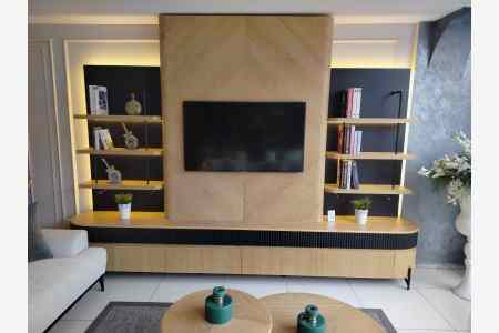Meşe Tv Ünitesi - Mzf Design