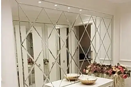 Duvar Kaplama Baklava Modeli - Ayna Merkezi