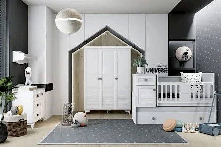 PİERRE CARDİN Alessi Bebek Odası - Bebe Çeyiz Sarayı